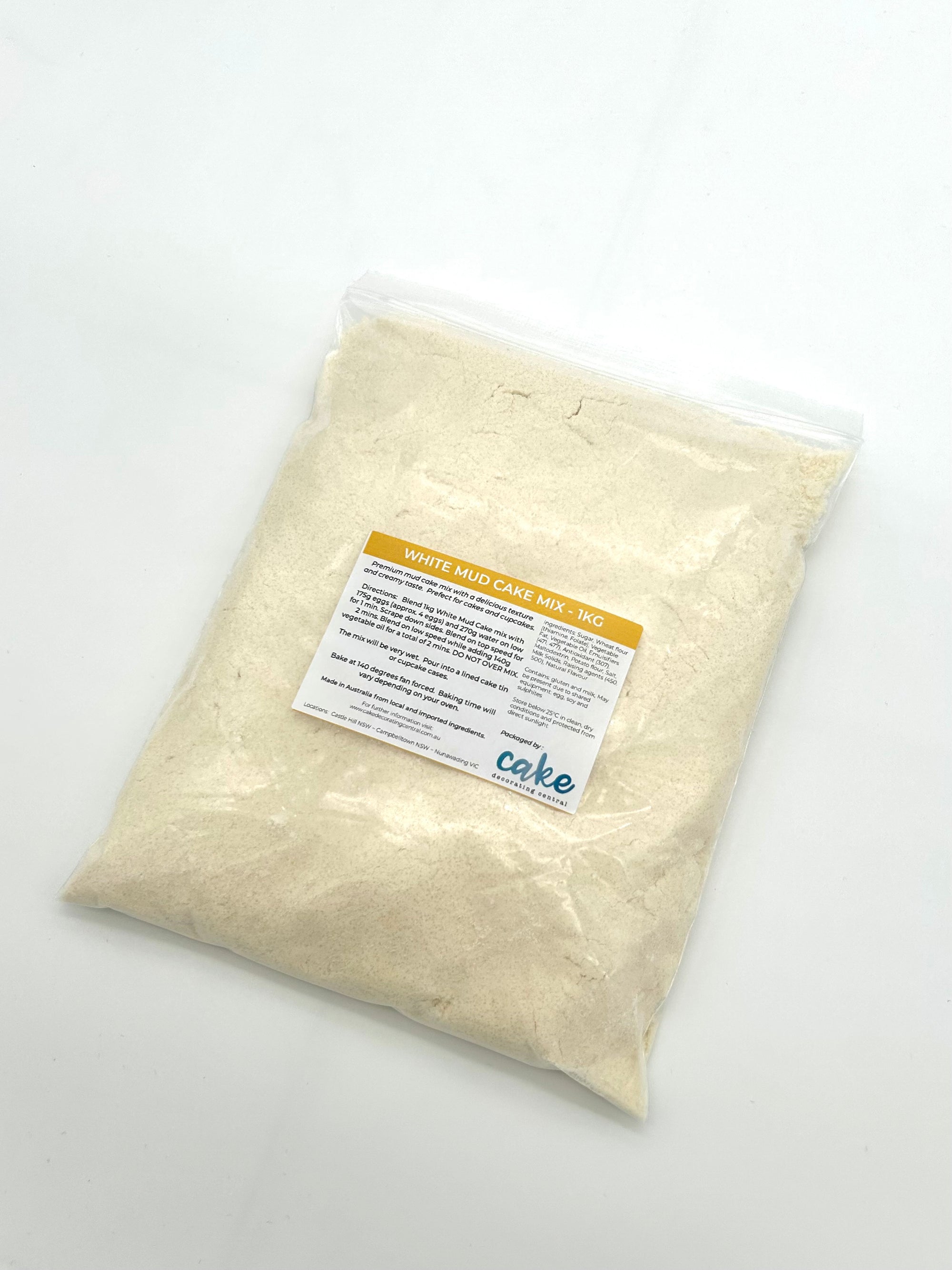 White Mud Cake Mix 1kg