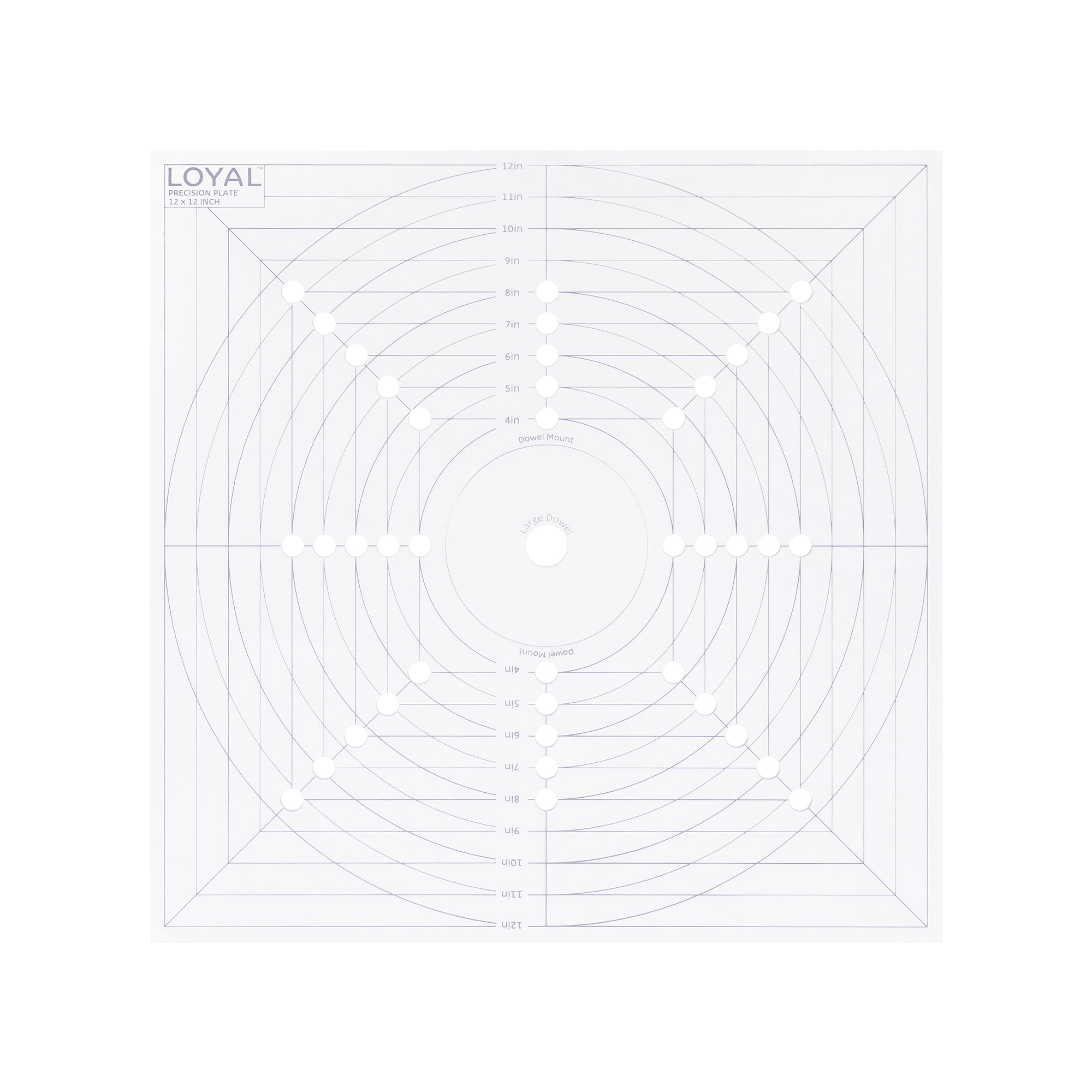 LOYAL Precision Plate 12in x 12in