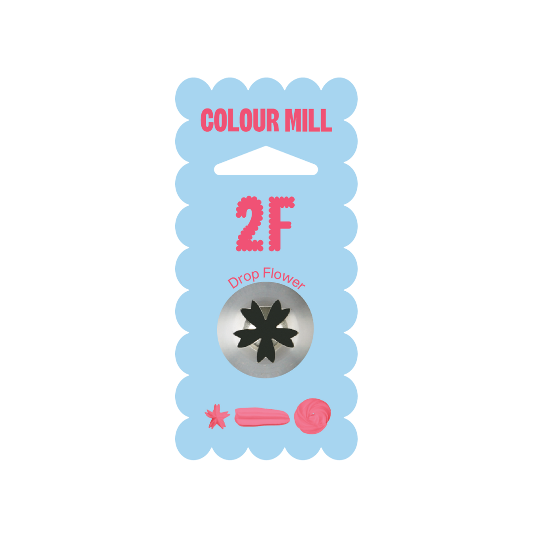 Colour Mill Piping Tip 2F Drop Flower Medium