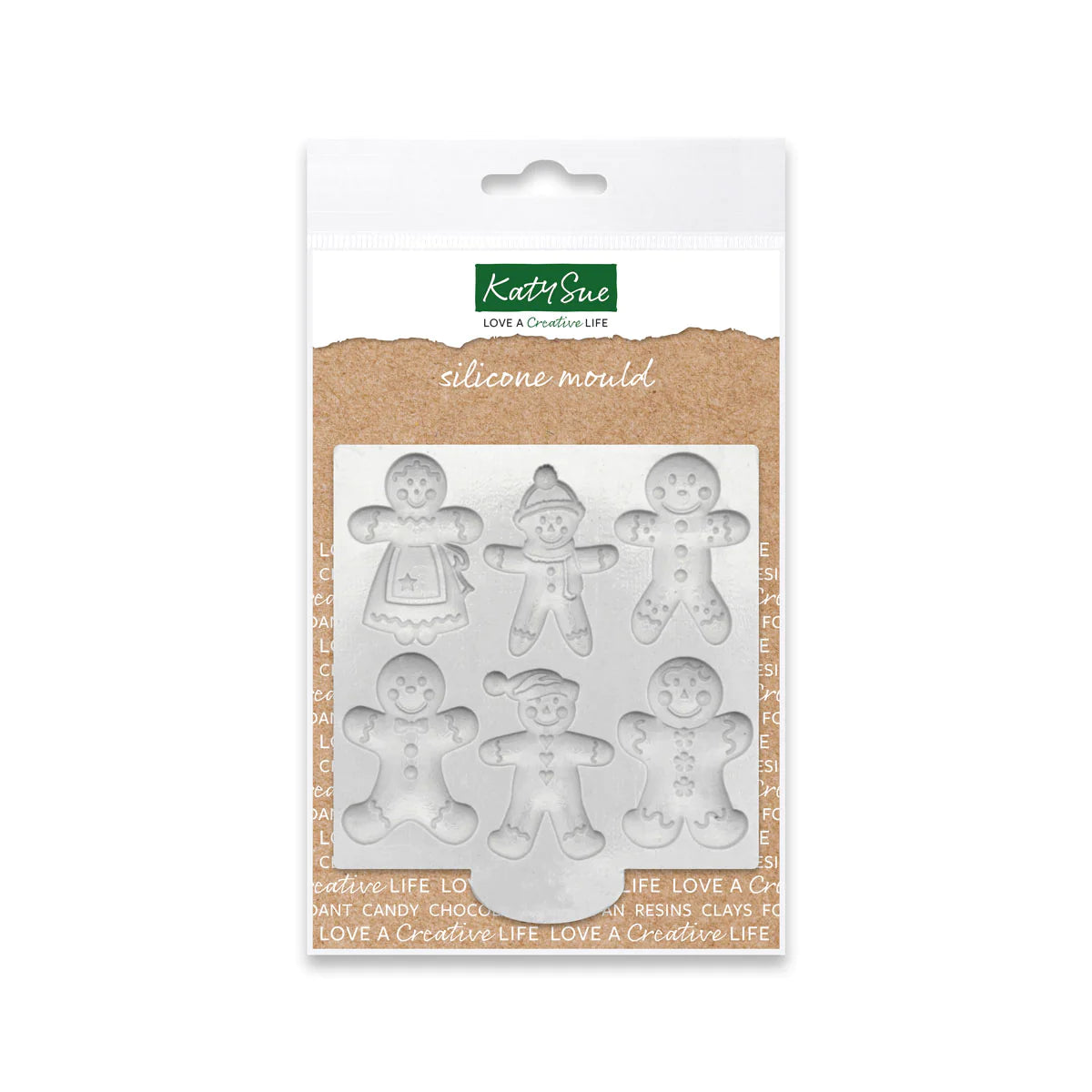 Katy Sue Gingerbread People Silicone Mould
