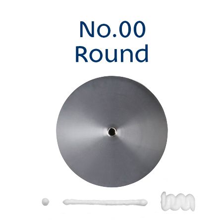 Loyal Piping Tip 00 ROUND STANDARD S/S