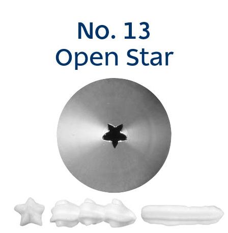 Loyal Piping Tip 13 OPEN STAR STANDARD S/S