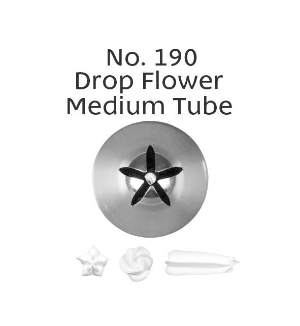 Loyal Piping Tip 190 DROP FLOWER MEDIUM S/S