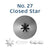 Loyal Piping Tip 27 CLOSED STAR STANDARD S/S