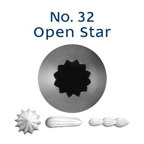 Loyal Piping Tip 32 OPEN STAR STANDARD S/S
