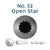Loyal Piping Tip 32 OPEN STAR STANDARD S/S