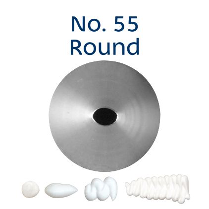 Loyal Piping Tip 55 ROUND STANDARD S/S