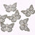 More Deco SWEET SILVER BUTTERFLIES (10 PACK)