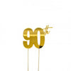 90th Gold Metal Cake Topper - Cake Decorating Central