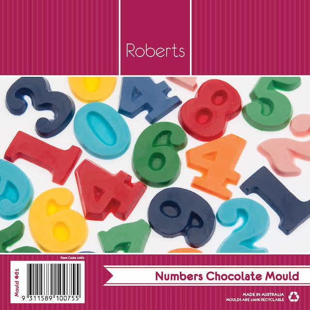 NUMBERS Chocolate Mould