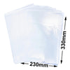 RESEALABLE BAGS 230MM X 330MM - 100 PACK