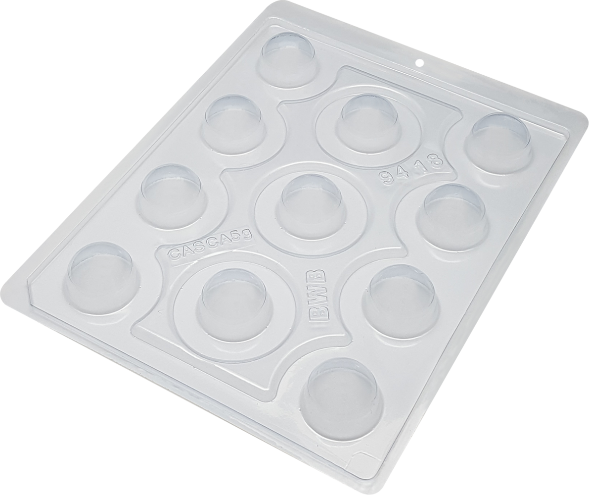 BWB SPHERE 30MM 11 CAVITY CHOCOLATE MOULD (3 PCE)