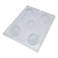 CHRISTMAS BAUBLES STRIPED 3PCE MOULD - BWB - Cake Decorating Central
