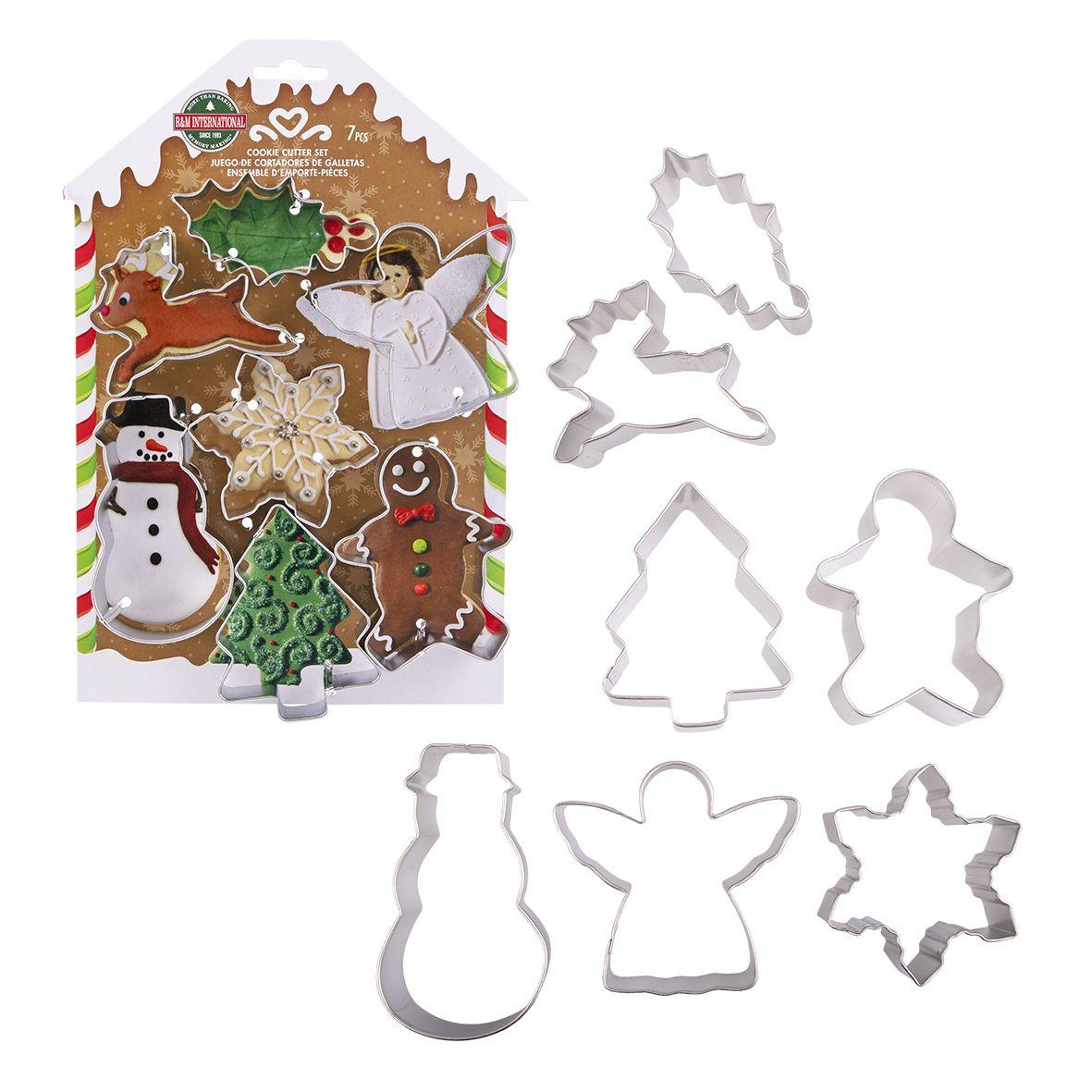 CHRISTMAS COOKIE CUTTER SET OF 7 - Cake Decorating Central