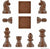 Chess Set chocolate mould