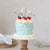 ONE SILVER + OPAQUE Layered Cake Topper