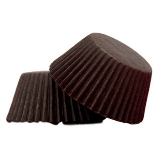 BROWN Mini Cupcake Papers 500pk - Cake Decorating Central