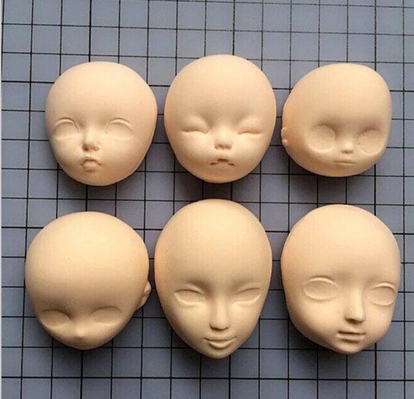 Silicone Mould FACES SET OF 6 - Cake Decorating Central