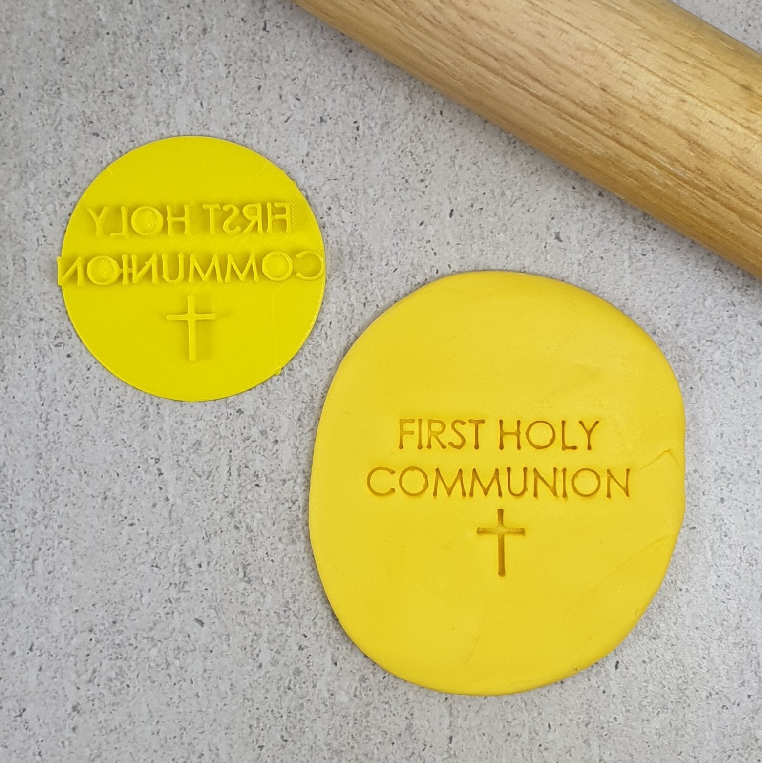 FIRST HOLY COMMUNION 60MM COOKIE EMBOSSER - Cake Decorating Central