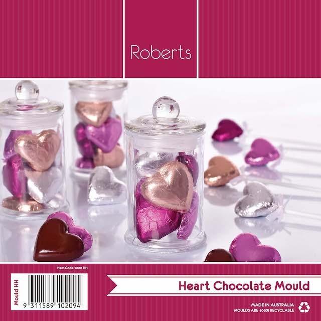 PLAIN HEARTS Chocolate Mould - Cake Decorating Central