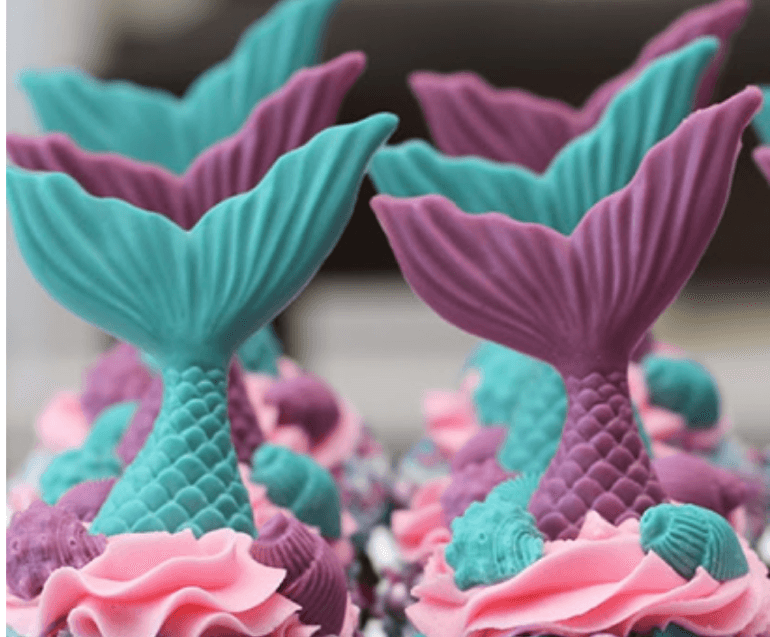 Silicone Mould MERMAID TAIL MINI - Cake Decorating Central