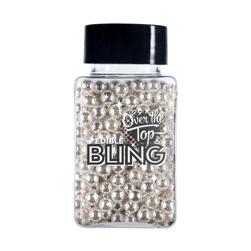 BLING Pearls SILVER 4mm 70g - Cake Decorating Central