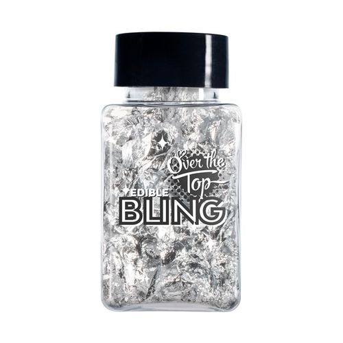 BLING SILVER Leaf Flakes 2g