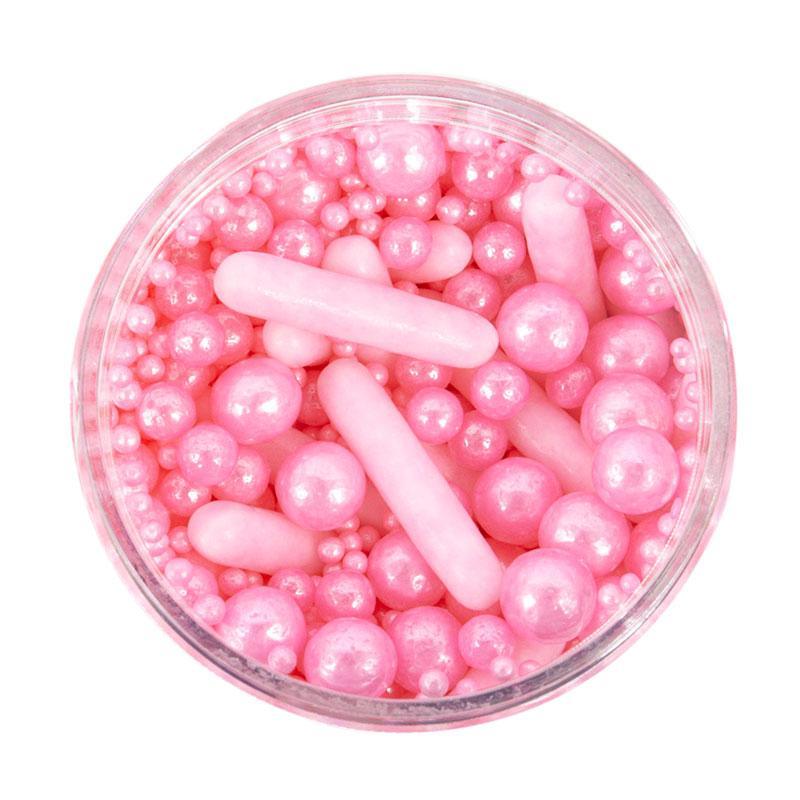 SPRINKS Sprinkle Mix BUBBLE & BOUNCE PINK 75g - Cake Decorating Central