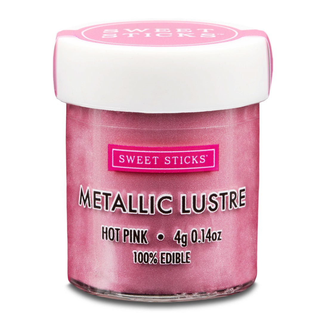 Edible Metallic Lustre Dust HOT PINK
