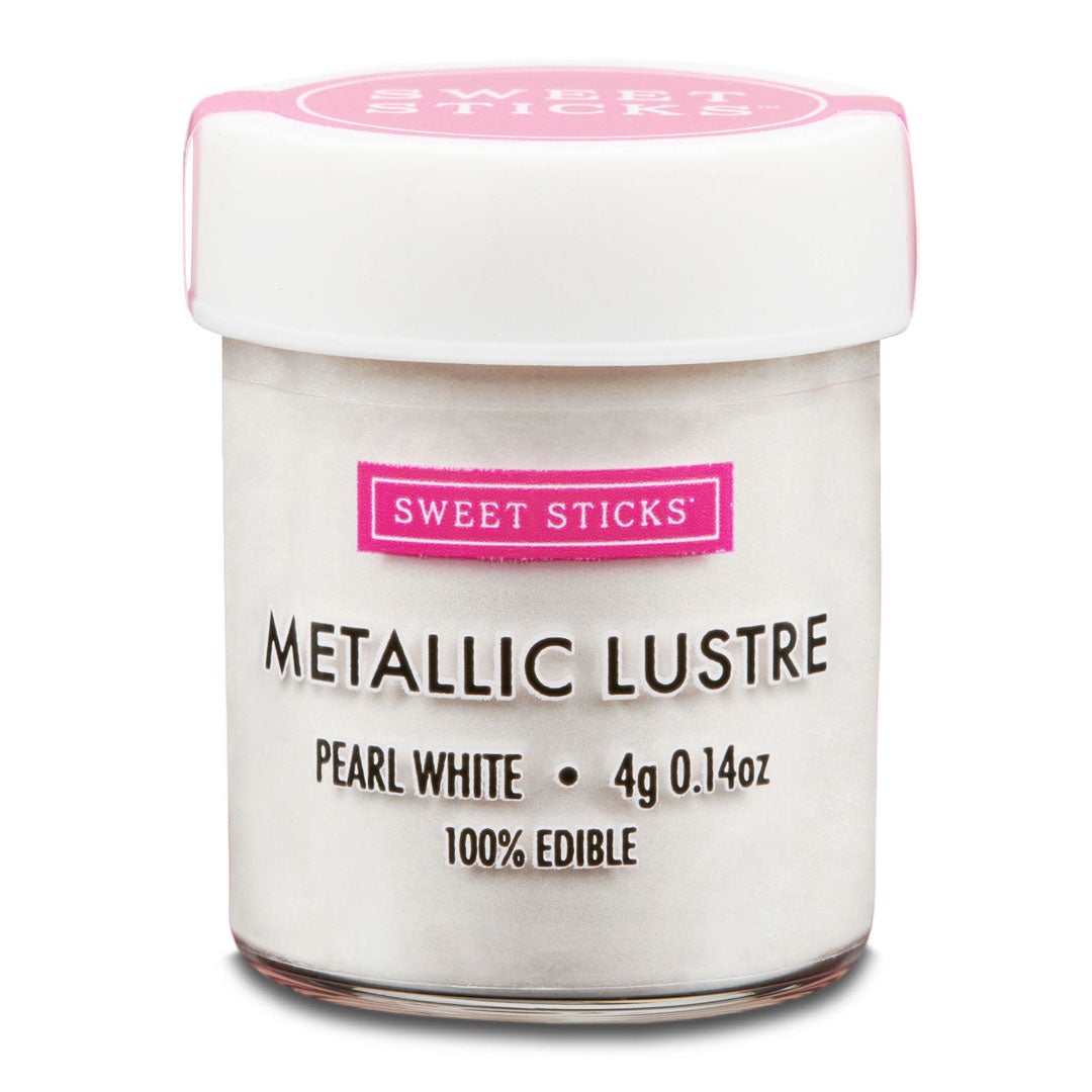 Edible Metallic Lustre Dust PEARL WHITE