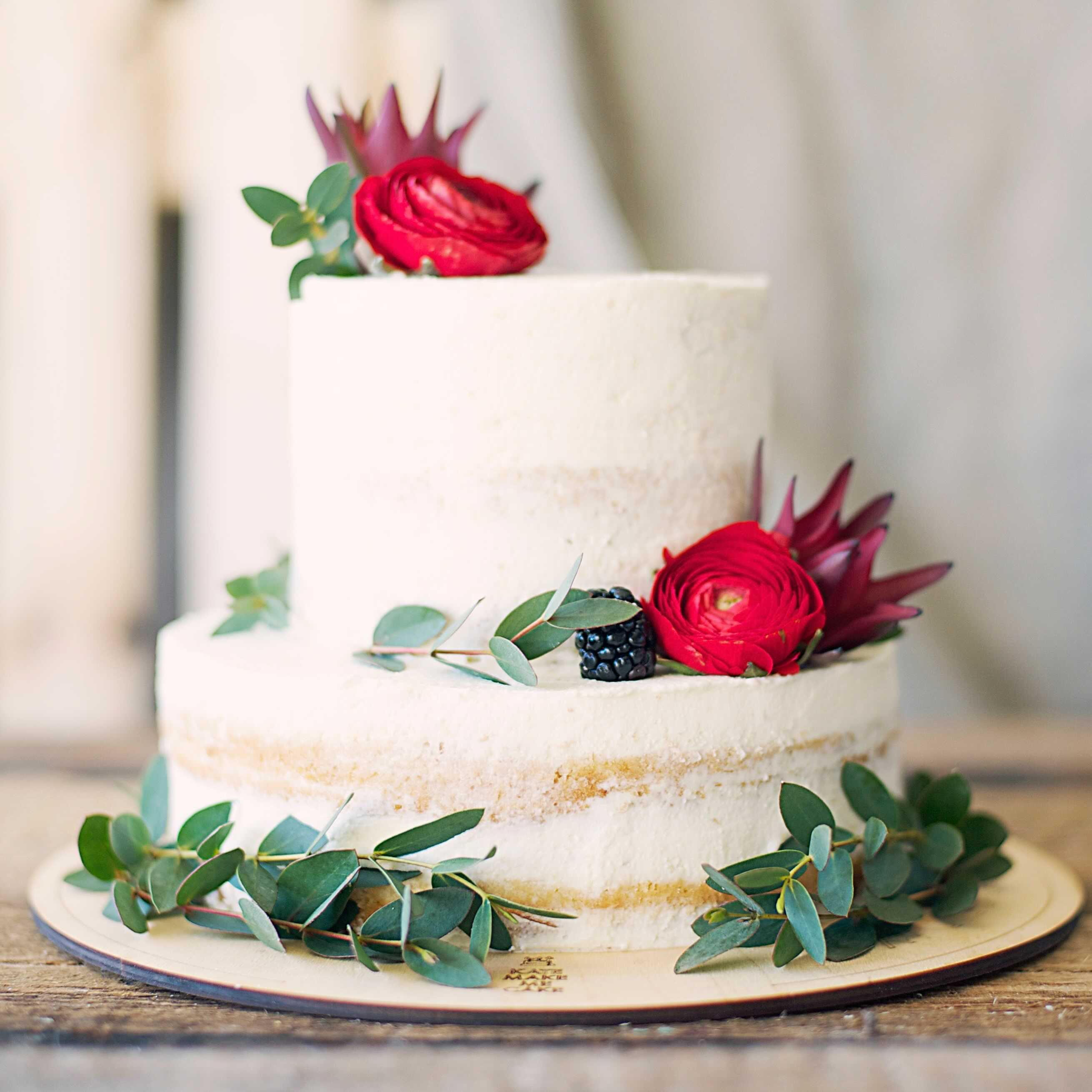 cake with frosting on it