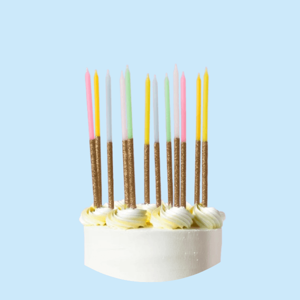 Coloured Candles - Cake Decorating Central