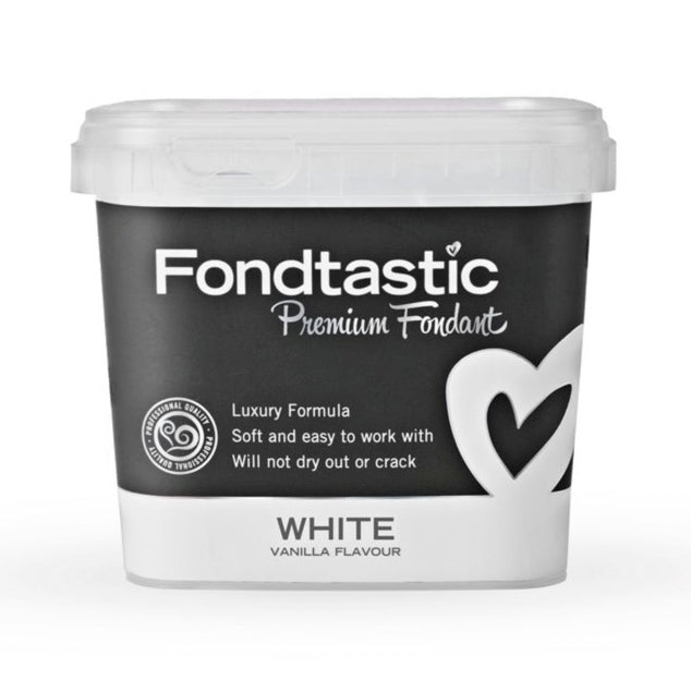 Fondtastic White 1kg Premium Fondant