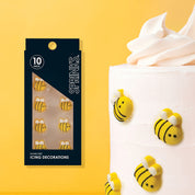 Bee Icing Decorations 10 pieces