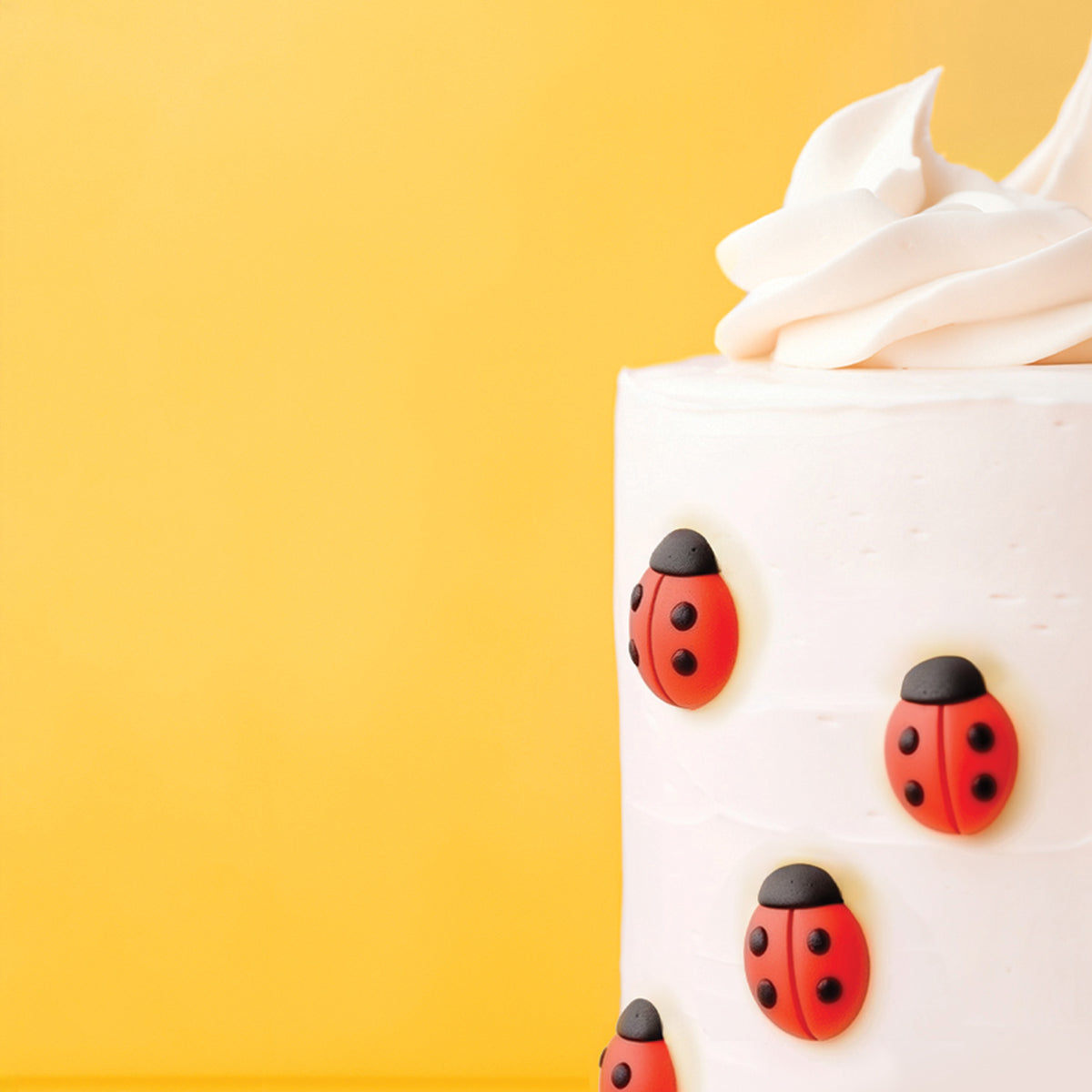 Ladybug Icing Decorations 10 pieces