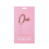 ONE GOLD + OPAQUE Layered Cake Topper