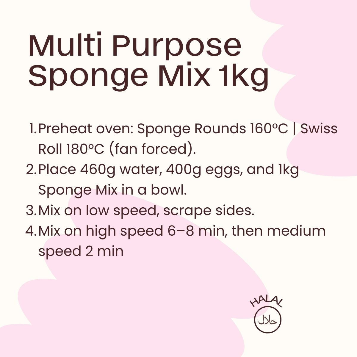 Multi Purpose Sponge Mix 1kg