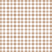 Brown Gingham Edible Image Template