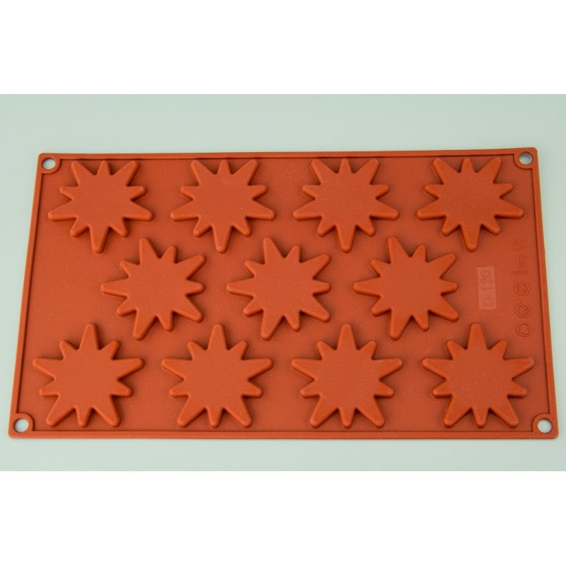 SNOWFLAKES chocolate mould 11 cavity