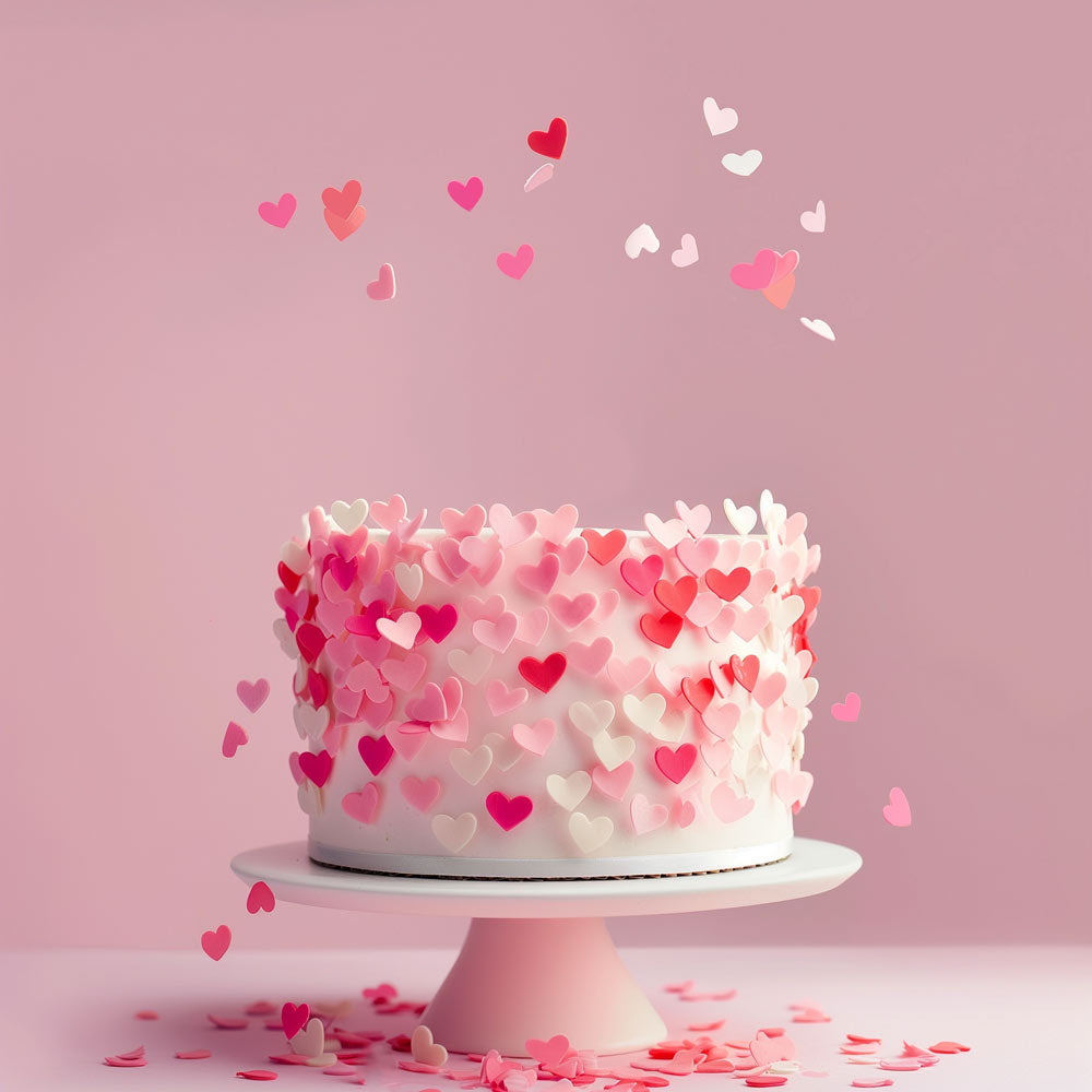 Wafer Decorations Small Hearts 9g