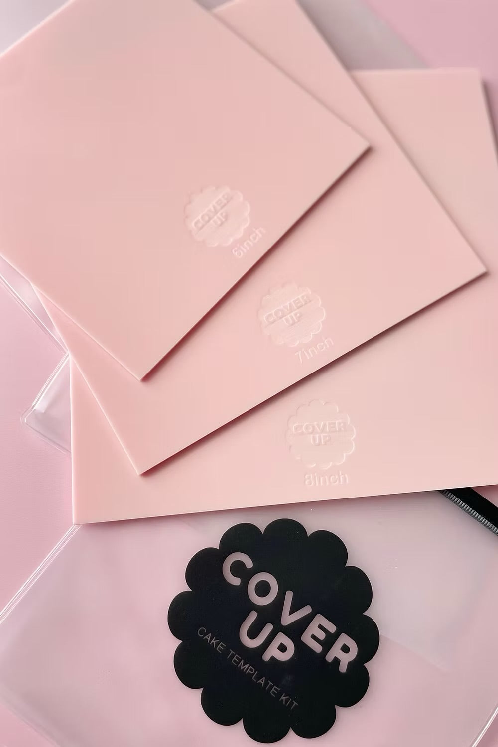 Cover Up 5 inch Round Cake Template Kit