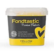 Fondtastic Yellow 1kg Fondant