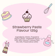 Bakels Flavour paste Strawberry 125g