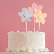 Flowers Milkshake Cake Topper