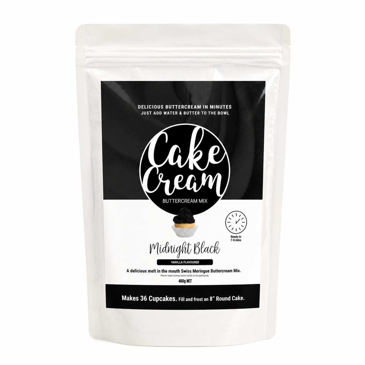 Cake Cream Midnight Black 800g