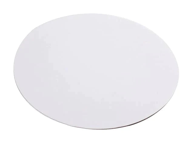 ROUND 9 INCH WHITE 2.5MM CAKE SLIP BOARD (50 PACK)