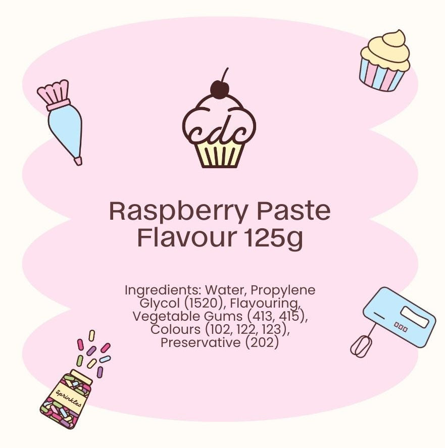 Bakels Flavour paste Raspberry 20g