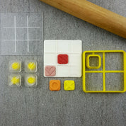 Tic Tac Toe Debosser & Cutter Set