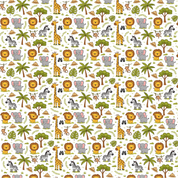 Jungle Animals Edible Image Template