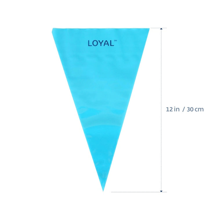 12inch Blue Disposable Piping Bags 100 pack